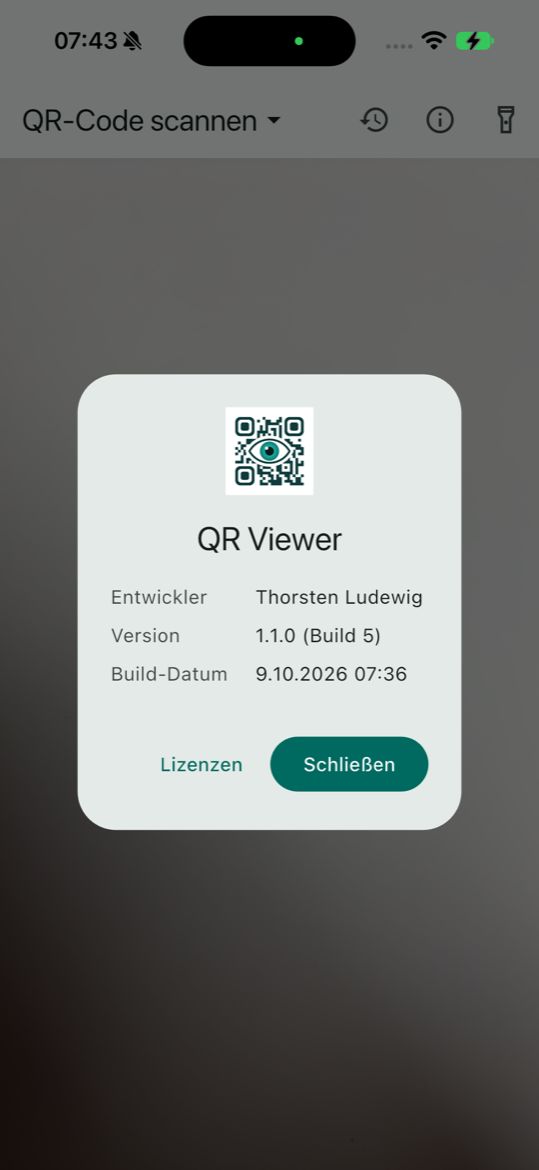 QR Viewer: Scanner